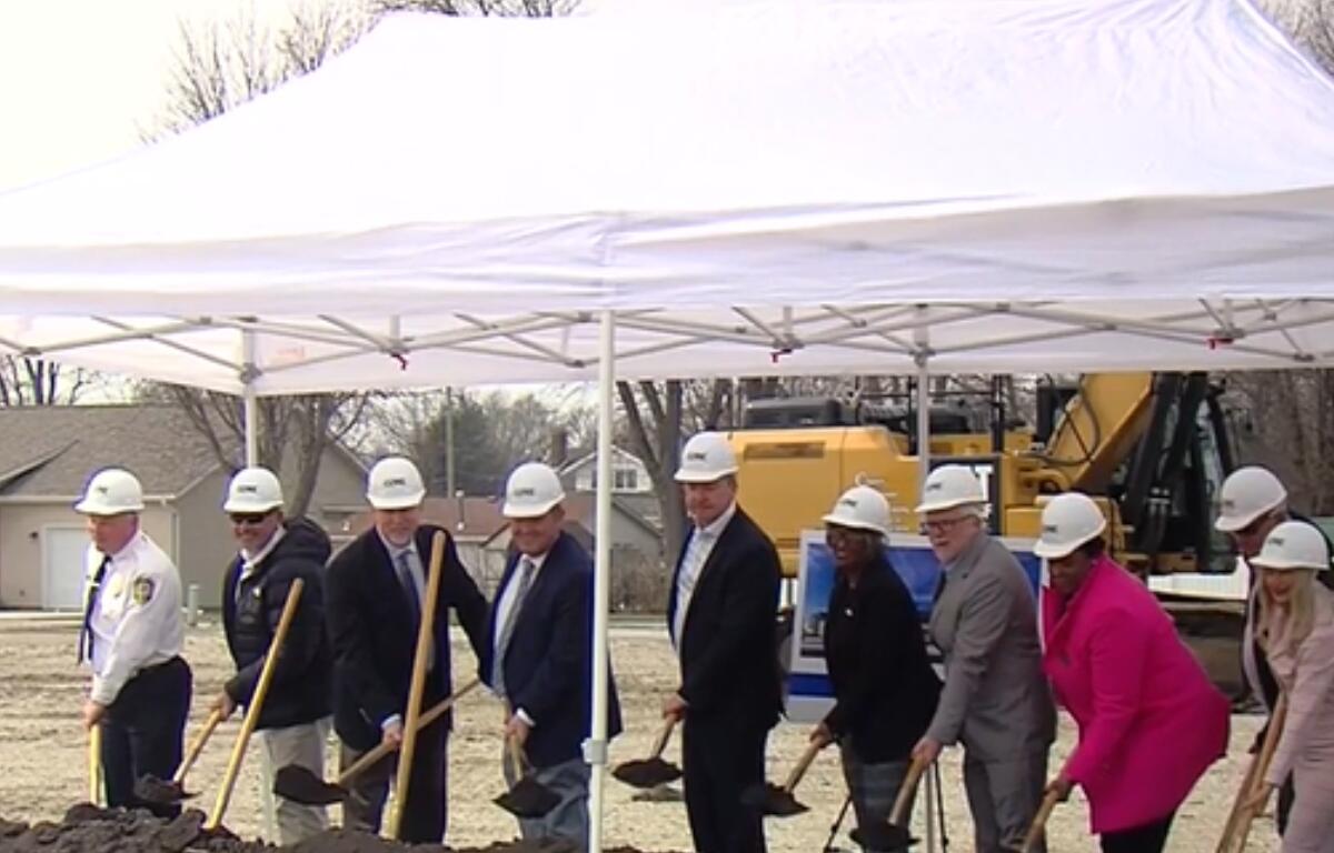 Officials broke ground Monday in Chatham on a new municipal center.