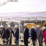 Officials broke ground Monday in Chatham on a new municipal center.