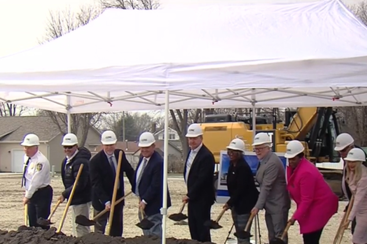 Officials broke ground Monday in Chatham on a new municipal center.