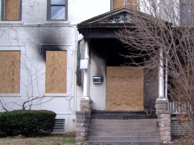The former King's Daughters Home in Springfield was damaged by fire.
