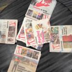 Copies of the Illinois Times are on display at the Capitol Media Group studios.