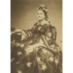 This "strawberry dress," worn by Mary Lincoln, is now on display at the Abraham Lincoln Presidential Library and Museum.