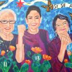 A portrait Illinois Comptroller Susana Mendoza was unveiled at Wild Rose Artisans Gallery and Boutique in Springfield -- the owner of which created the painting.