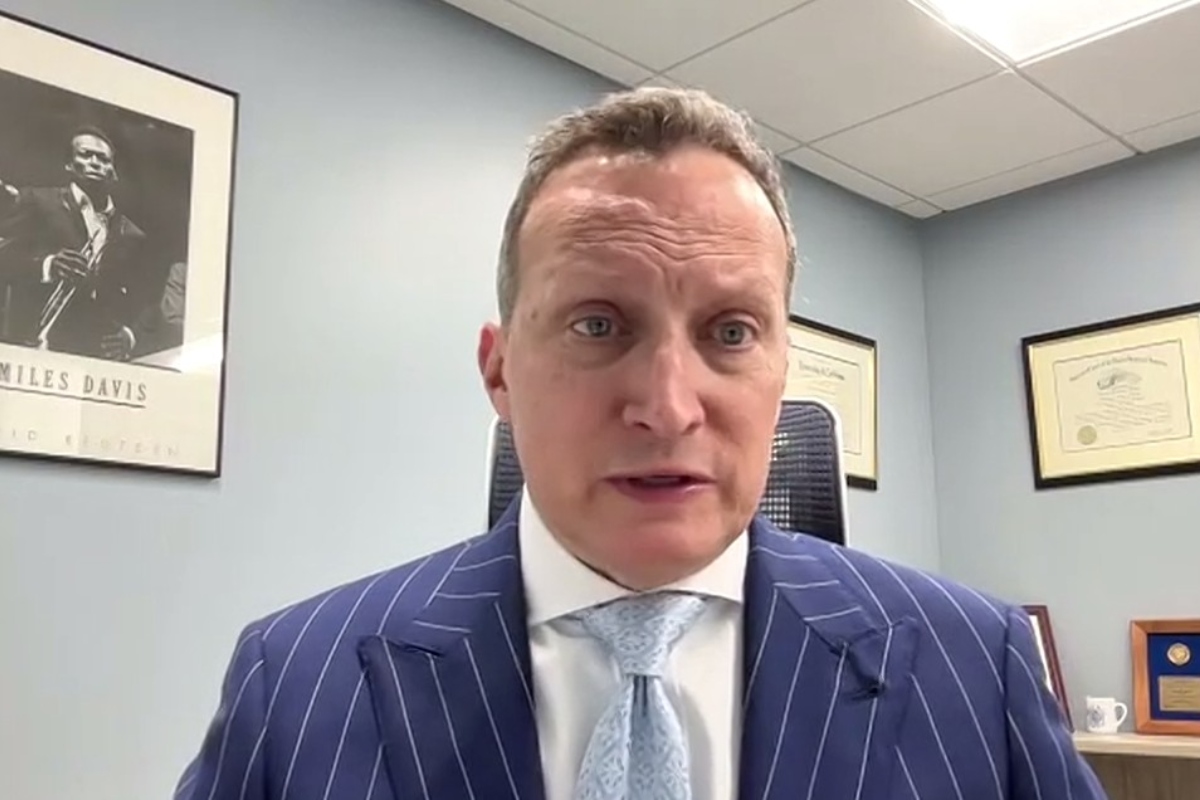 David Becker, founder and executive director of the Center for Election Innovation and Research, is among 18 former Department of Justice attorneys who filed a brief in federal court in Illinois opposing the department’s lawsuit seeking access to the state’s unredacted voter registration database. (Screenshot of Zoom call by Capitol News Illinois)