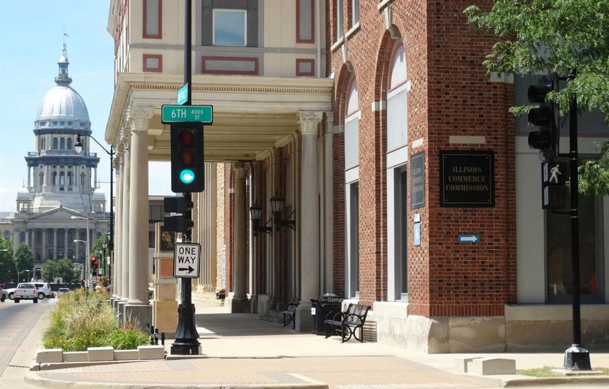 The Illinois Commerce Commission building in Springfield. (Capitol News Illinois file photo)