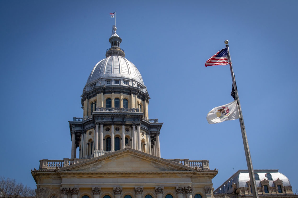 The Illinois State Capitol in Springfield. (Capitol News Illinois photo by Jerry Nowicki)