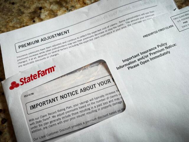 Mail from State Farm insurance. (Capitol News Illinois file photo)