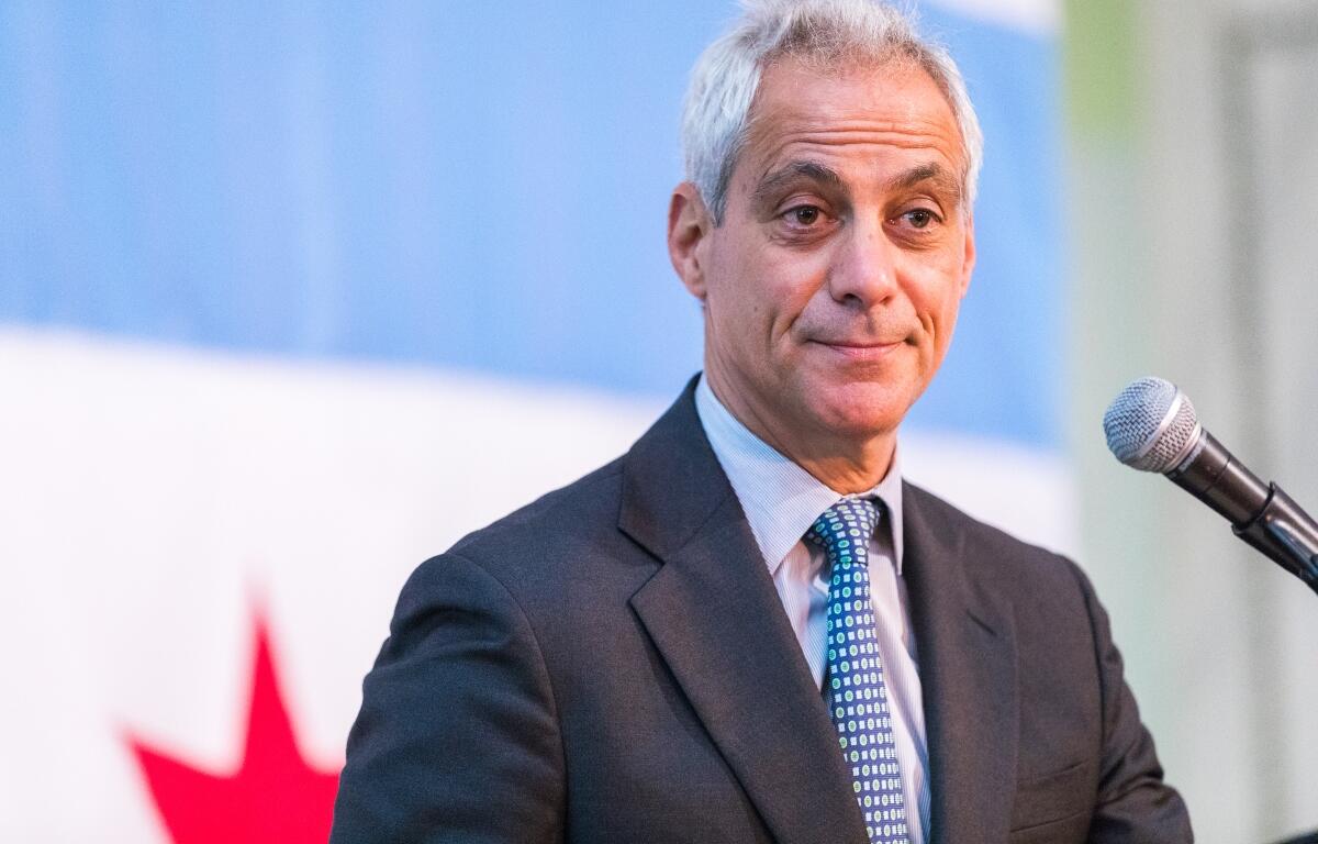 Rahm Emanuel is a former Chicago mayor.