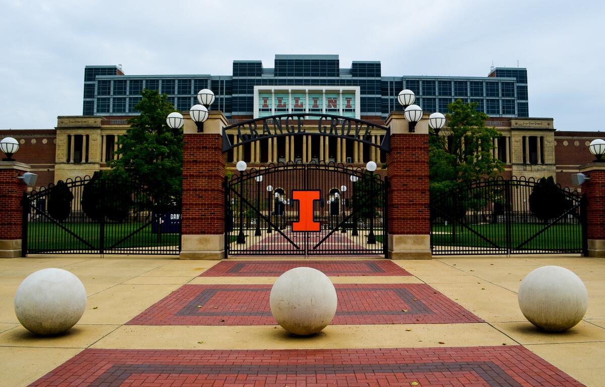 Champaign Memorial Stadium.