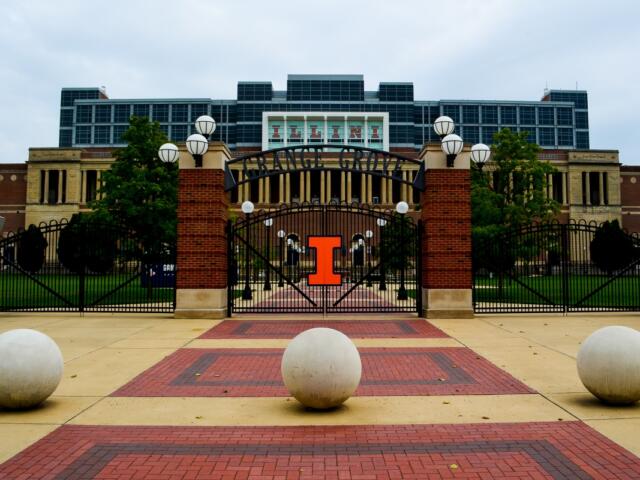 Champaign Memorial Stadium.