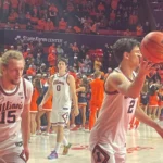 Illinois enters the tournament with a 24–8 overall record but has dropped five of its last nine games.