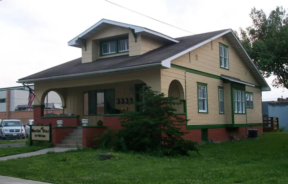 113 McCann St. in Benton, IL -- the home George Harrison's sister once lived in.