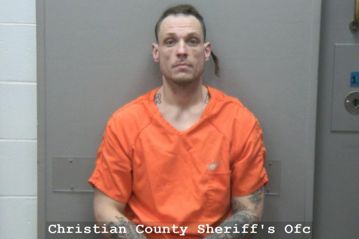 Joseph Leckner, 35, is accused of beating a puppy in Taylorville.