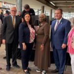 Jay Shanle, left, officially takes over as Executive Director of Downtown Springfield, Inc. April 6.