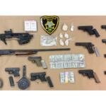 Springfield Police say these items were recovered after a suspected break-in to Scheel's Sunday night, as well as through the use of search warrants.
