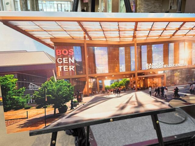An artists' rendition of potential BOS Center expansion plans under legislation introduced by State Sen. Doris Turner, during a news conference Tuesday, April 2.