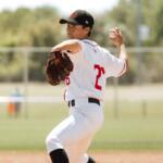 Pitcher Ayami Sato is part of the Women's Professional Baseball League.