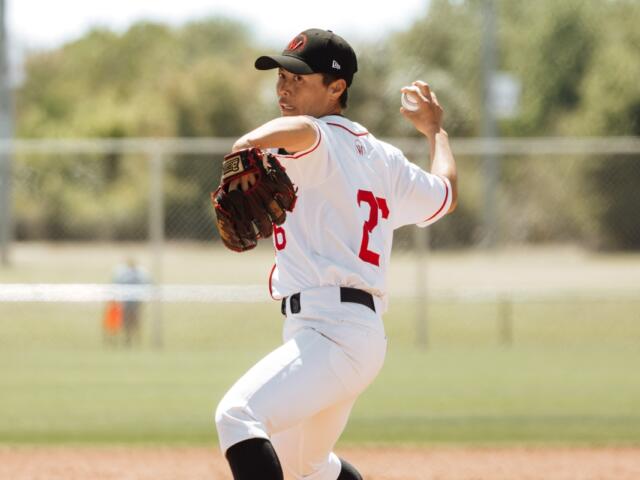 Pitcher Ayami Sato is part of the Women's Professional Baseball League.