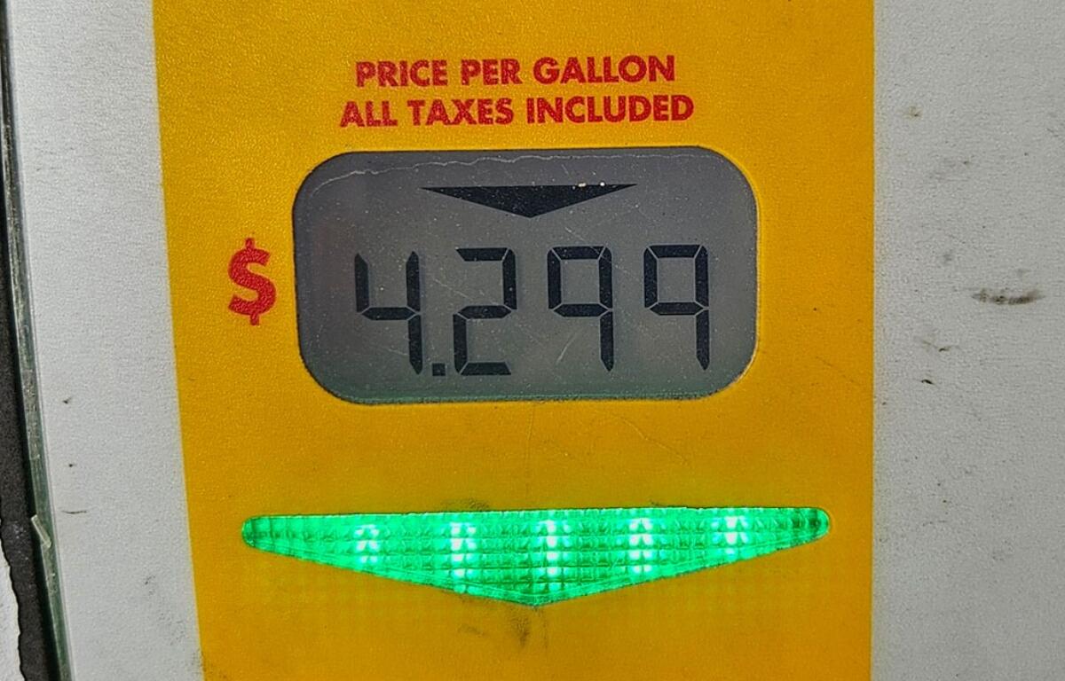 Gasoline climbed at $4.29 a gallon at many retail stations across Illinois. (Capitol News Illinois photo by Peter Hancock)