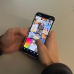 A student uses his phone in school. (Medill Illinois News Bureau photo by Sam Freeman)