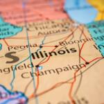 A map of Illinois