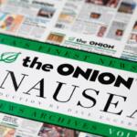 Cover of the Onion parody news publisher.