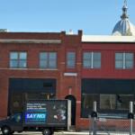 A billboard truck urges lawmakers to “say no to 340B abuse” as it makes its rounds in the Vinegar Hill neighborhood surrounding the Illinois State Capitol. (Capitol News Illinois photo by Jerry Nowicki)