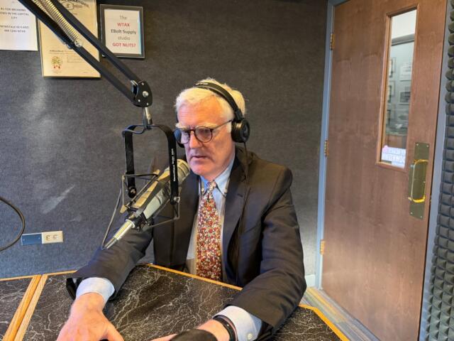 Sangamon County Board Chair Andy Van Meter speaks on WTAX.