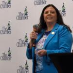 Mayor Misty Buscher speaks at the annual "State of Greater Springfield" hosted by the Greater Springfield Chamber of Commerce Tuesday, May 19, 2026.