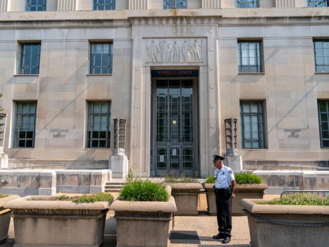 The Robert F. Kennedy Department of Justice Building in Washington, D.C. (AP Photo/Alex Brandon)