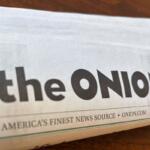 FILE - A copy of the satirical outlet The Onion is seen, Nov. 14, 2024, in Little Rock, Ark. (AP Photo/Jill Bleed, File)