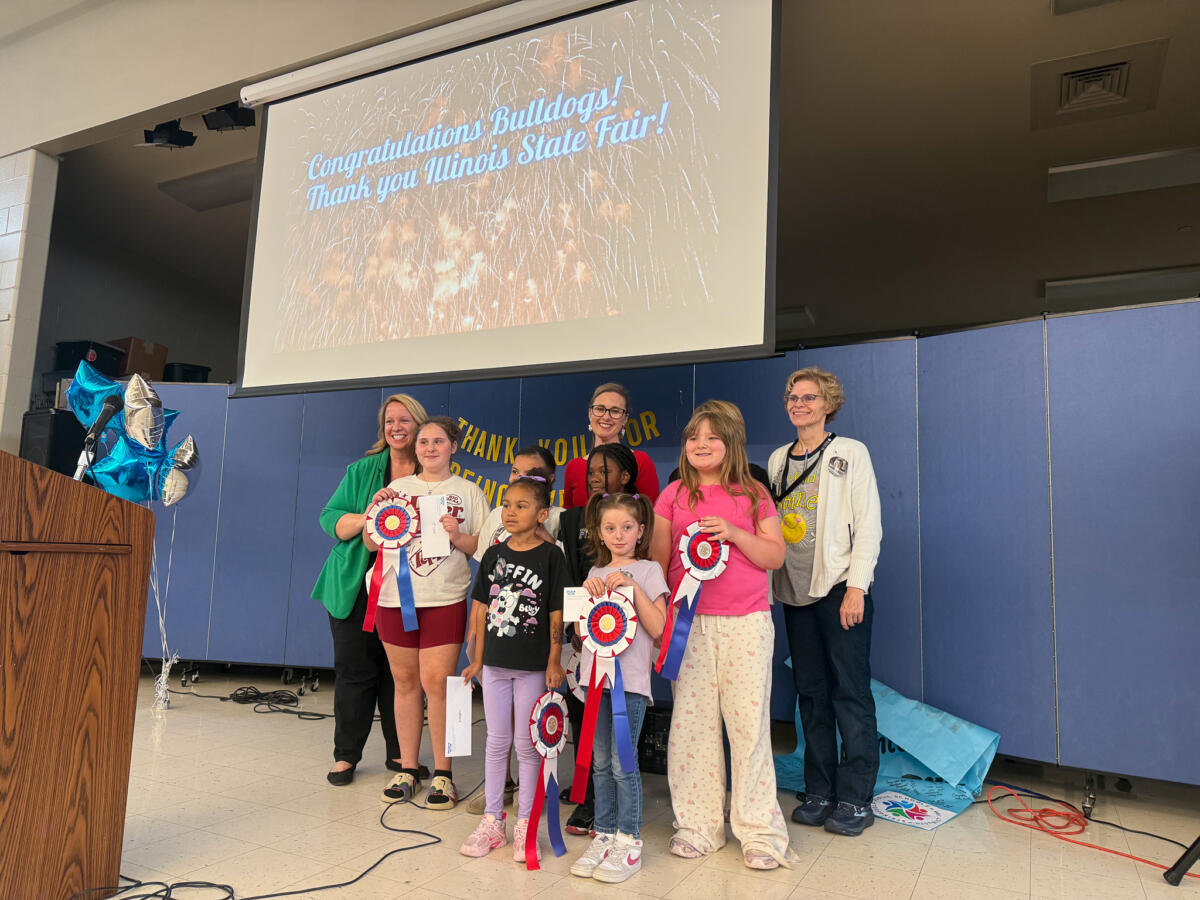 Winners of the 2026 Illinois State Fair postcard contest.