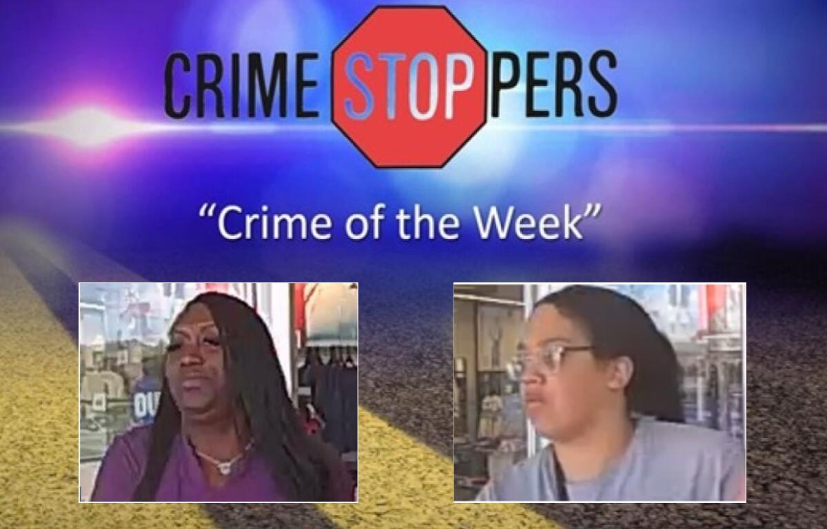 Can you help identify these two suspects Crime Stoppers say recently stole clothes from the Springfield Old Navy?