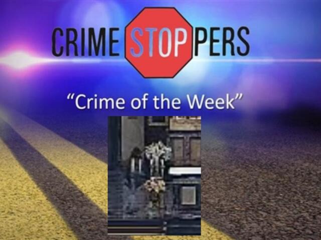 The man in this surveillance photo stole items from a local church.