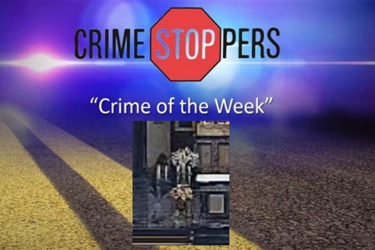 The man in this surveillance photo stole items from a local church.