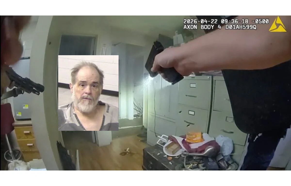 Illinois State Police released video of an incident where a Decatur man shot a crossbow at police.