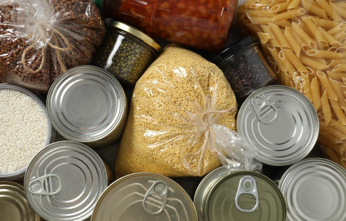 Non-perishable food donations