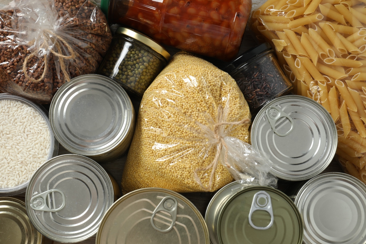 Non-perishable food donations