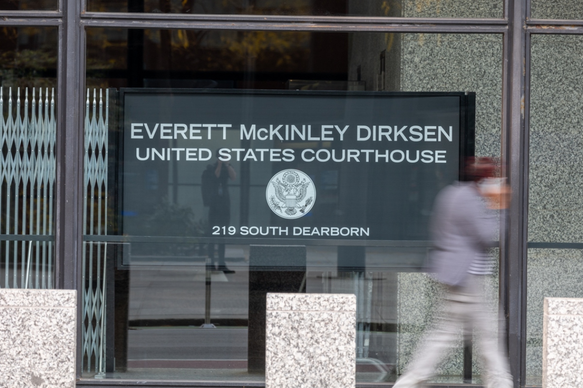 The Dirksen Federal Courthouse in Chicago. (Capitol News Illinois photo by Andrew Adams)