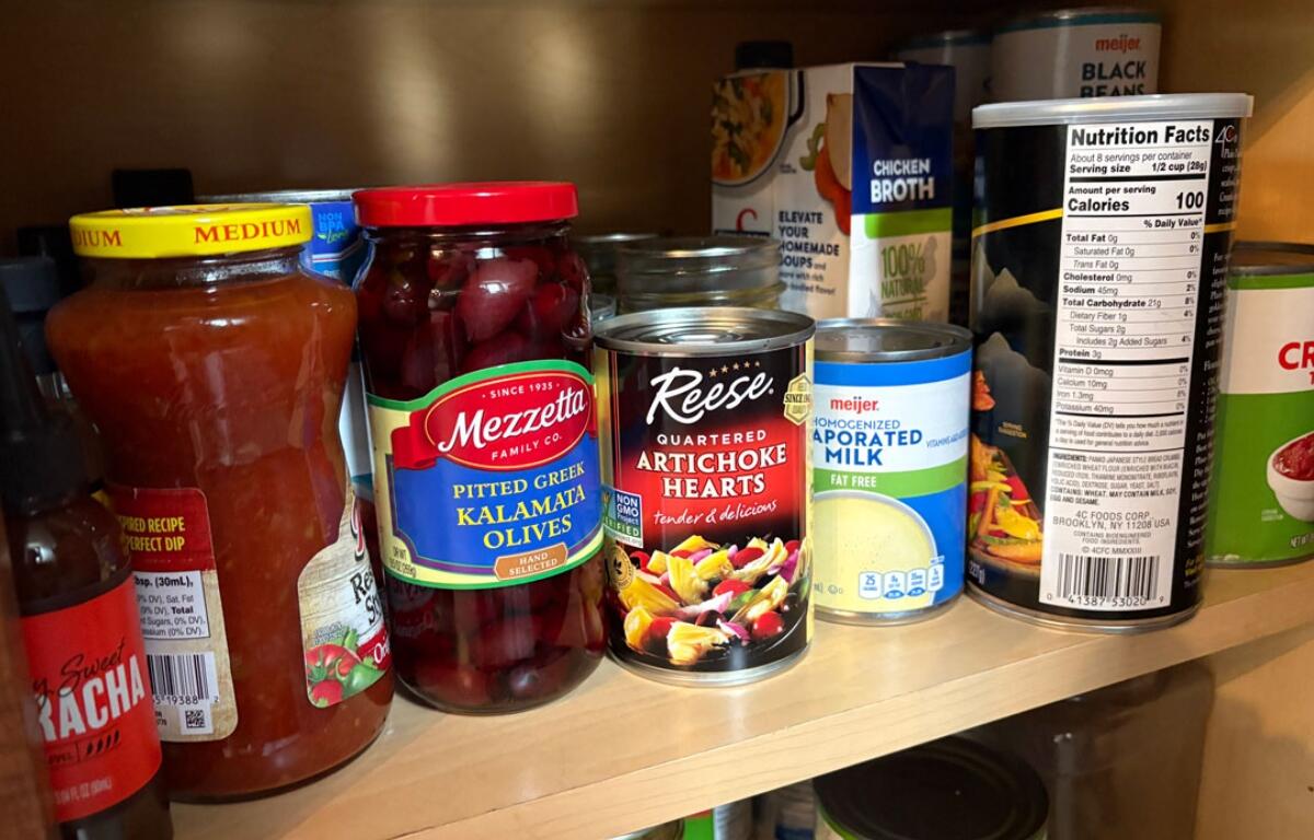 Canned goods in a pantry. (Capitol News Illinois file photo)