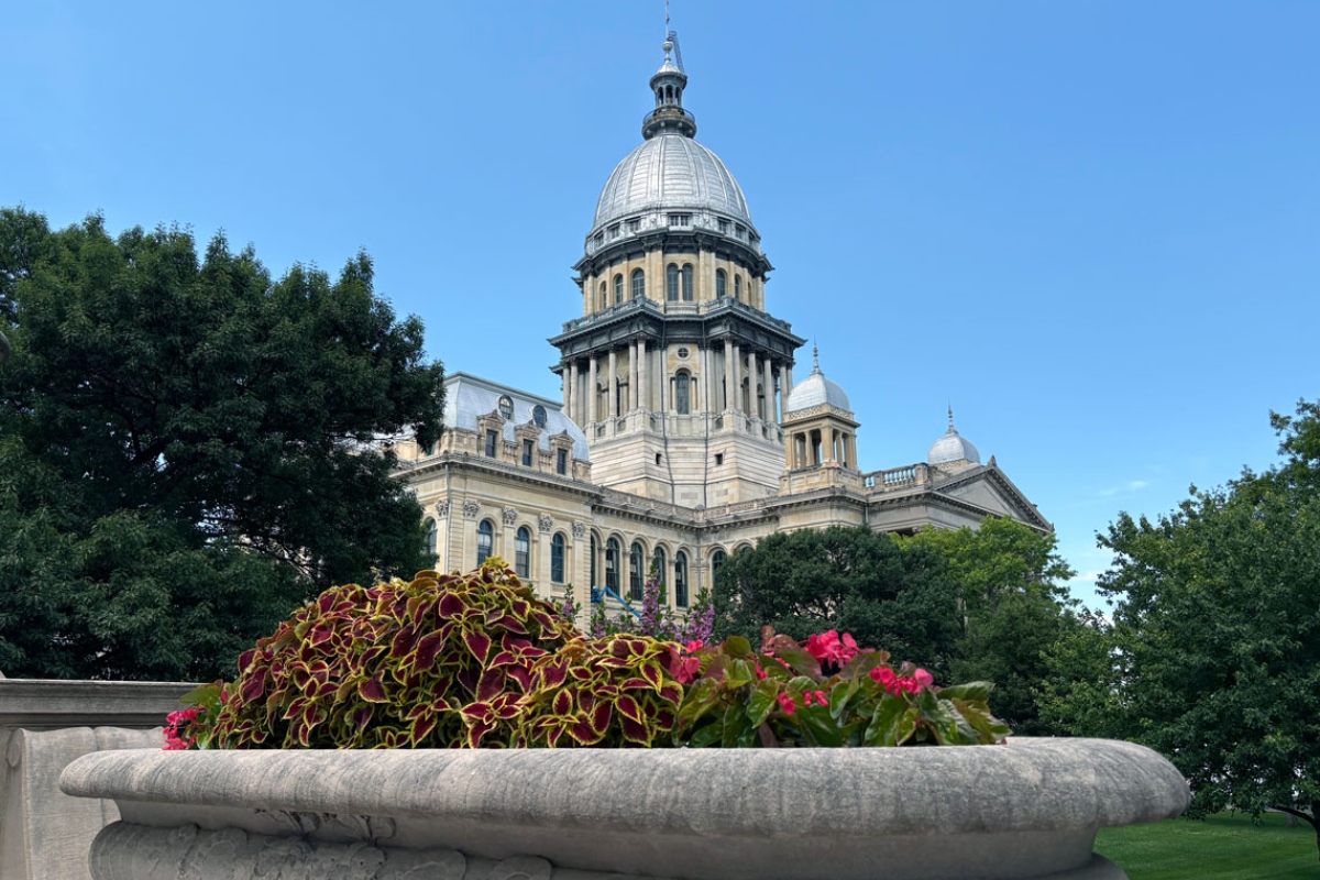 The Illinois State Capitol in Springfield. (Capitol News Illinois photo by Jerry Nowicki)