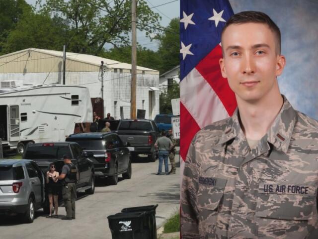 Police raided the Harrisburg, right, in May 2024 after customs officials in New York intercepted a package addressed to him that prosecutors said contained two silencers.