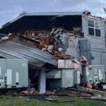 The Animal Protective League in Springfield suffered extensive damage from severe weather Wednesday night.