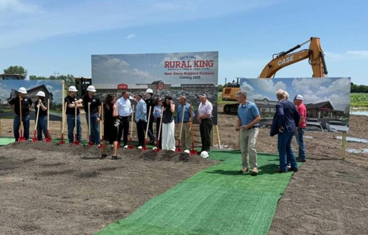 Ground was broken Thursday, June 11, on a new Rural King headquarters in Mattoon.