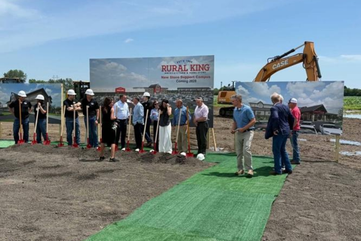 Ground was broken Thursday, June 11, on a new Rural King headquarters in Mattoon.