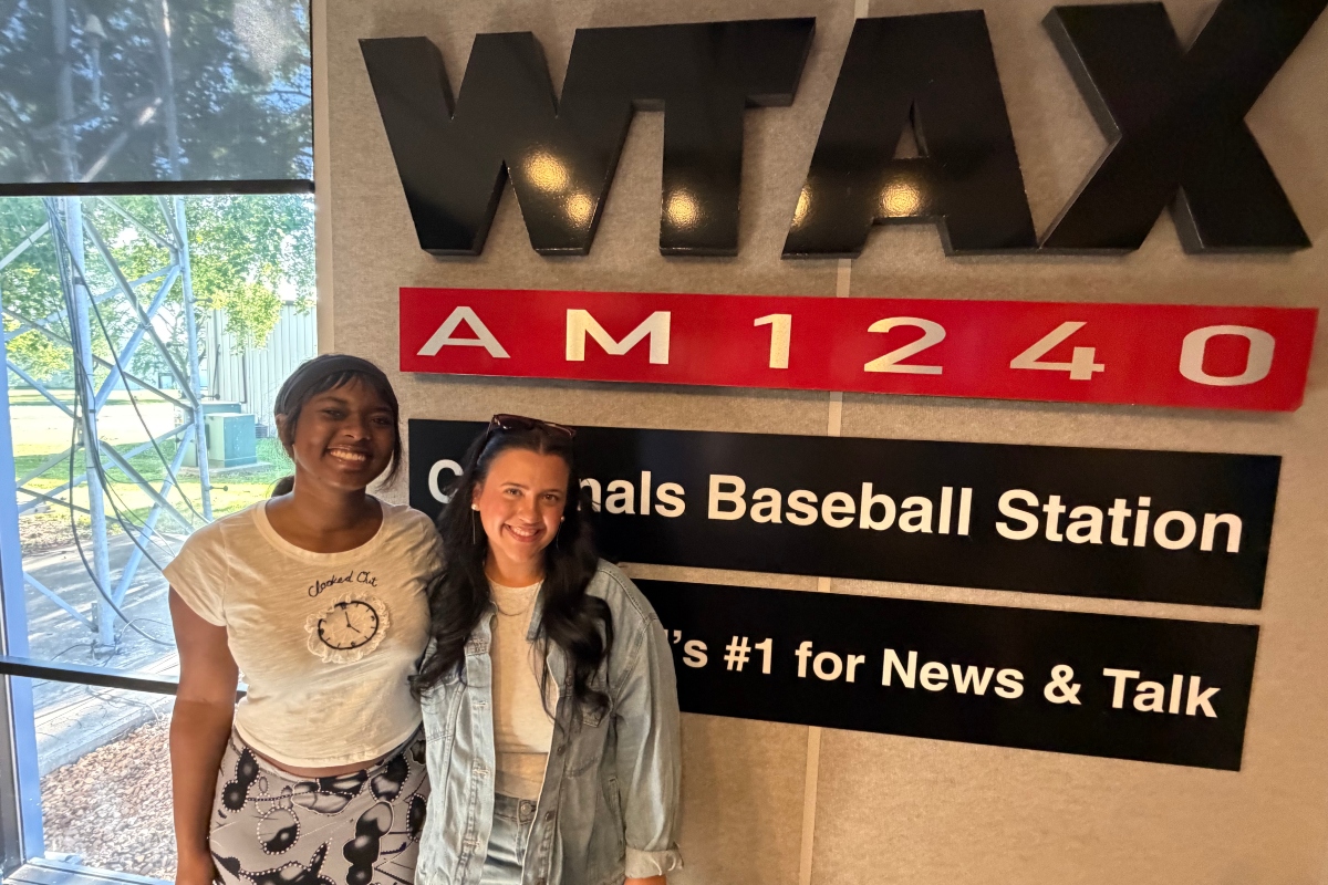 Bri'ara McKinnie (left) and Madigan Sweeney, cast members of "All Shook Up" at The Muni.