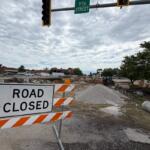 North Grand Avenue East is closed between 9th and 11th Street due to road construction.
