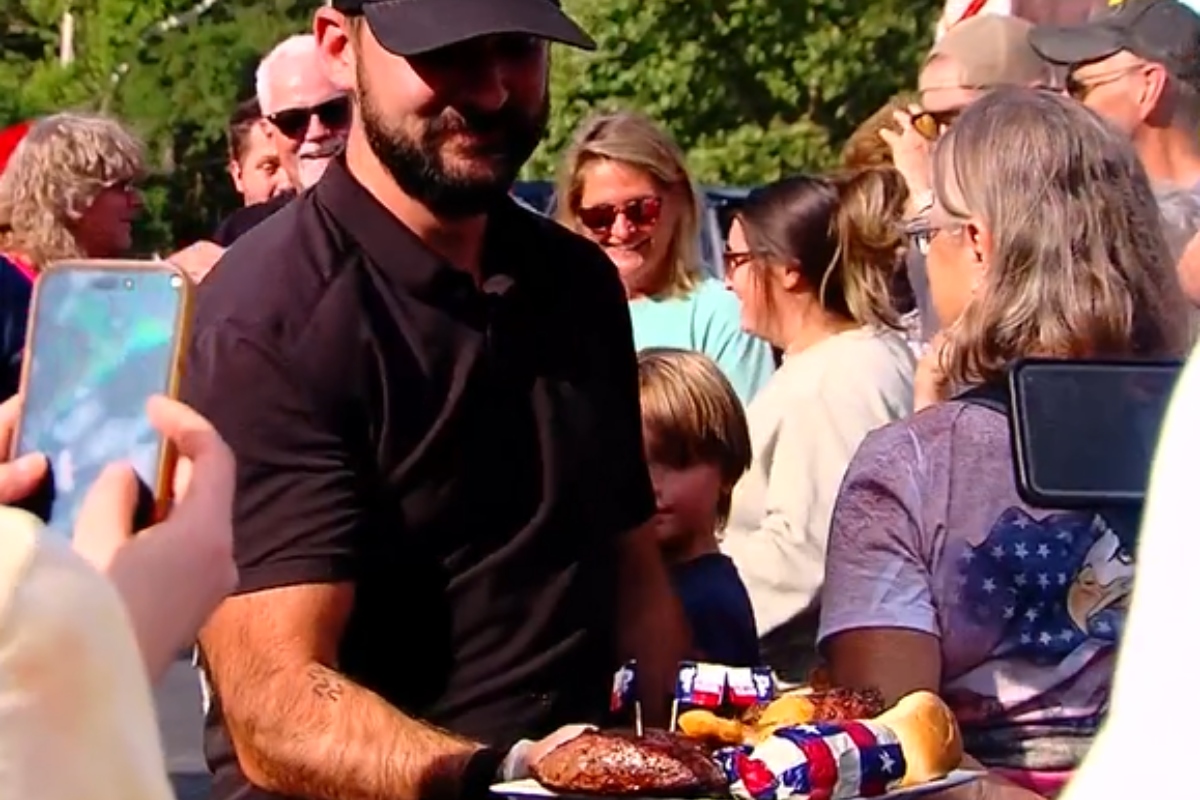 A steak-eating competition was held Tuesday in Springfield.