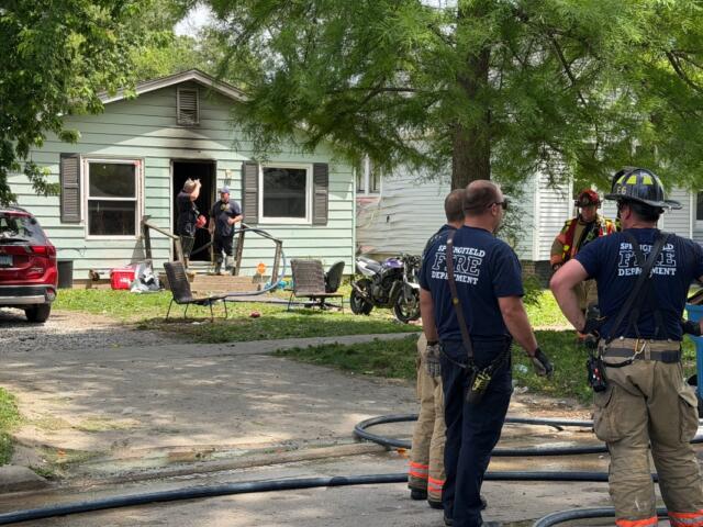 Springfield firefighters were at the scene of a fire on South 16th Street Wednesday, June 3.