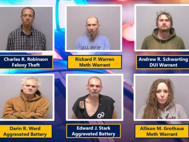 Sangamon and Menard County Crime Stoppers say these six suspects are wanted for various offenses.